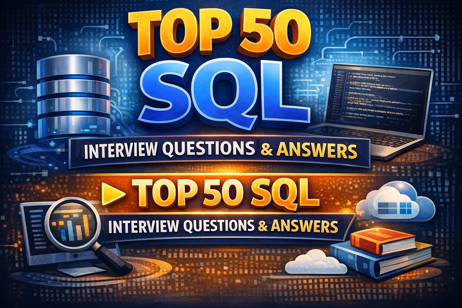 Top 50 SQL Interview Questions and Answers